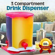 Dispenser Minuman 3 compartment drink dispenser