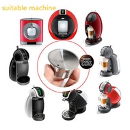 不銹鋼 Dolce Gusto ® 可重複使用的咖啡替代膠囊套裝 可填充濃縮咖啡 咖啡過濾器膠囊殼 帶塑料勺 環保先鋒 不含 BPA