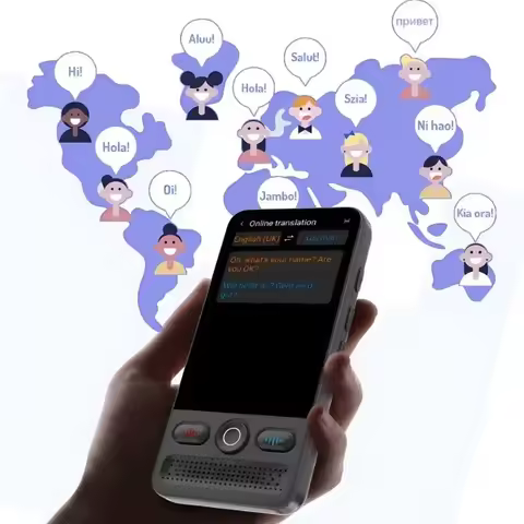 Portable Voice Translator Of IFlytek/Google Voice Recognition WIFI ChatGPT Online/Offline Translatio