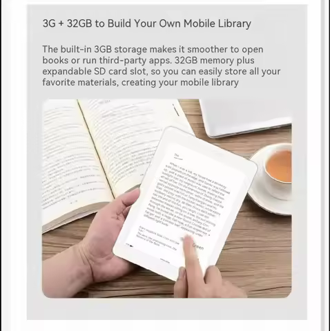 2024 MEEBOOK P78 Youth Edition White Paper E-book Reader 300PPI 7.8-inch Ink Screen Cold Warm Dual C