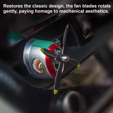 P-47 Fighter Plane Air Vent Decoration Car Vent Air Freshener Rotating Plane Long-Lasting Scent Car 