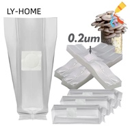 LIAOYING 50pcs Mushroom Planting Bag,  PP Edible Mushroom Breathable Bag, Thermostability 0.2um Filt