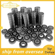 [TopFashion] 100 Pack 608  Bearings Grease Seal Assembly Roller Skateboard Bearings