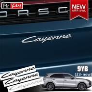 [Mr.Key] for 2024-2026 Porsche Cayenne 9YA/9Y0/9Y3 Modified Rear Badge  Turbo / GTS / 4S Color Chang