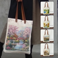 Canvas Totebag Souvenir Painting Canvas Bag Painting Series