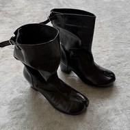Autumn/Winter Western Split-Toe Cowgirl Boots - Stylish & Comfortable