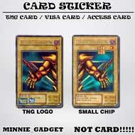[ Exodia ]  Touch n Go Card Sticker Cover TNG / MASTER / VISA / CREDIT/ DEBIT CARD