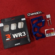 Front Gear Cover WR3 Ninja 150 RR R 150RR 150R Originalbiru