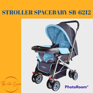 Stroller Baby Anak Space Baby SB-6212 Tudung Tebal Dan Jok Tebal