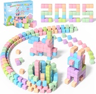 30PCS Magnetic Blocks Waterproof Building Blocks Macaron Colors Cubes Preschool Classroom Must Haves