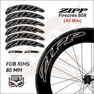 ZIPP 808 ouline decal version sticker