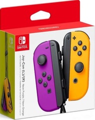 任天堂 - 【行貨】Nintendo Switch Joy-Con 控制器 (電光紫 / 電光橙)
