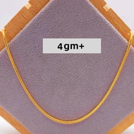 916 Gold Fox Tail Round Chain ( 4gm+ )