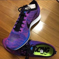 Nike Flyknit Racer藍紫混色 輕量