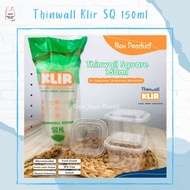 (25PCS) Thinwall food container 150ml kotak SQ kotak Cup salad 150ml