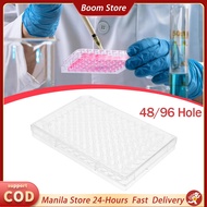 48/96 Well Tissue Culture Plate PS Sterile Microplate Flat Bottom With Cover Scientific Lab Supply