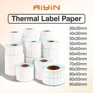 COD thermal sticker label paper custom label sticker medci 40x20mm - 80x60mm
