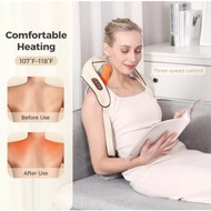 SG Wireless 6D Massage Shoulder Neck Massager Kneading Trapezius Hot Compress Massage Back Posture C