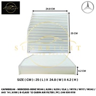 CAFMBB246 - MERCEDES-BENZ W246 ( A200 / A250 / CLA ) / W176 ( A180 ) B-CLASS '12 CABIN AIR FILTER ( 