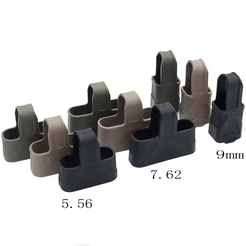Tactical 9mm 5.56 7.62 NATO Fast Magazine Rubber Cage Mag Rubber Loops For Glock M4 M16 AK Magazine 