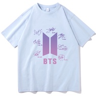 Áo Thun Ngôi Sao BTS Kpop Áo Thời Trang Hàn Quốc 2022 Trang Phục Mùa Hè Hip Hop Ngắn Tay Harajuku Ch