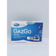 Mega GazGo (Simethicone) 200mg Cap 10's