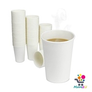 [50 pcs] Paper Cup 9 oz & 7 oz. Disposable Paper Drinking Cup / Plain Paper Cup /White Paper Cup/Caw