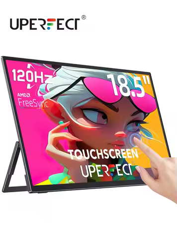 UPERFECT USteam E6 Pro 18.5" Portable Monitor Touch Screen 120Hz Smart Gaming Display For Laptop Pho