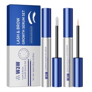 Lash and Brow Serum With 15 Plant Extracts for Longer Lashes，Eyelash and Eyebrow Growth Serum For Th