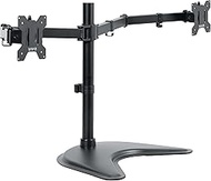 VIVO Dual Ultrawide Monitor Mount, Free-Standing Desk Stand for 2 Screens up to 38 Inches, Heavy-Dut