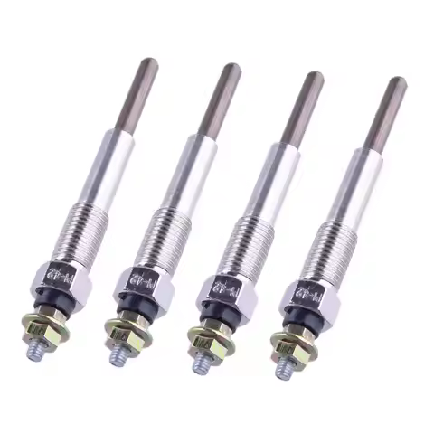 4PCS 12V Glow Plug Fit For Isuzu C240 C190 C201 4FA1 Diesel Engine 9-82511978-0 9825119780 C240PKG C