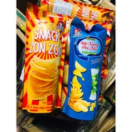 Wholesale bag of 12 packs of Zon Zon Linh LaLa Cheese Grilled Corn Snack, crispy and delicious