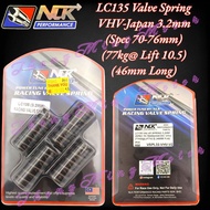 NLK Performance Valve Spring (Taiwan)/ (VHV Japan) LC135/Y15ZR/(RS150/RSX 150)/Y16ZR, 2.8/2.9/3.0/3.