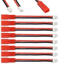 8pcs JST to PH2.0 2Pin Adapter Cable for scx24 Battery Adapter E-Flite 120 SR to Blade mCP-X Lipo Ba