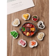 cute magnet fridge magnet Magnet peti sejuk periuk panas lama, Sichuan, Beijing, Chongqing, simulasi