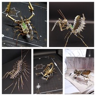 Gift Handmade Assembled Insect Punk Scorpion Creative 3D Mantis Model DIY Children's Mechanical Asse
