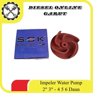 2"WP 3" Impeller Alkon Propeller Fan Water Suction Pump Alkon Impeller Fan 2inc 3inc 4 Leaf 5 Leaf 6