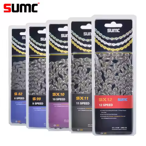 SUMC 9/10/11/12 Speed Bicycle Chain MTB Mountain Road Bike Chain for SHIMANO Campagnolo SRAM Half Ho
