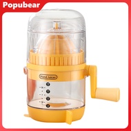 Manual Citrus Juicer Portable Lemon Lime Orange Squeezer BPA-Free Fruit Press Extractor for Oranges 
