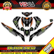 Decal Blade 125 New Stiker Blade 125 Variasi Full Body striping blade 125 variasi Stiker Motor Blade