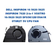 DELL INSPIRON 16 5620 5625 INSPIRON 7620 2-in-1 VOSTRO 16-5620 5625 DFS5K12B159A1R 0T8R2T 5V CPU FAN