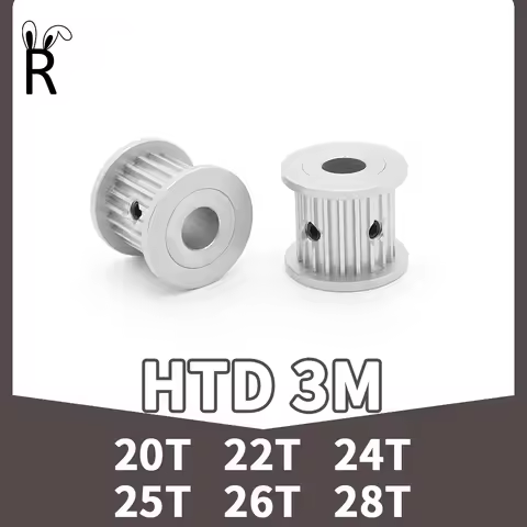 HTD3M 20teeth 22teeth 24teeth 25teeth 26teeth 28teeth HTD 3M Teeth Pulley 3M Wheel 20T 22T 24T 25T 2