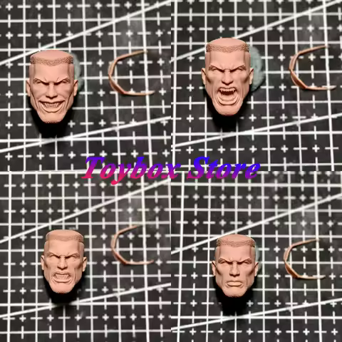 1/12 Comic The Blade Warrior Unpainted Head Sculpt Model Toys Accessory For 6" Ml Mezco Mafex 7" Mcf