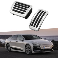 Car Pedals for Audi A6 E-TRON 2025 2026 E-TRON 2026 Macan E-TRON 2Pcs Gas Brake Pedal Cover Stainles
