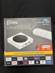 Zoku Ultra CS Pro Streaming Player HD 8K HDR 全新 電視盒子