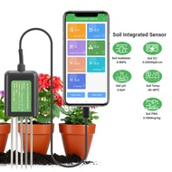 5in1 Digital Soil NPK EC Moisture Temp pH Meter USB Android APP Data Logger For Garden Farm Soil Qua