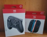 全新 Switch 2 Pro 控制器 和 joy-con