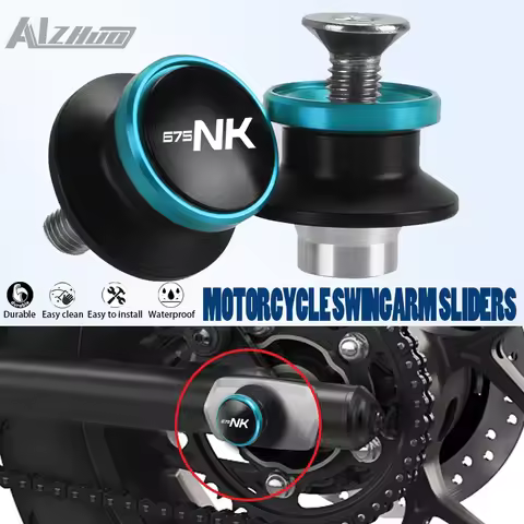 675NK For CFMOTO CF MOTO 675 NK 675 NK675 2024 2025 2026 CNC Swingarm Sliders 10MM Swingarm Spools R