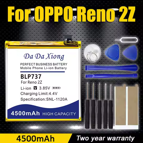 New 4500mAh BLP737 Battery for OPPO Reno 2Z reno2z Phone Bateria