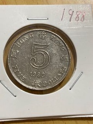 香港 1988 年 5 元硬幣